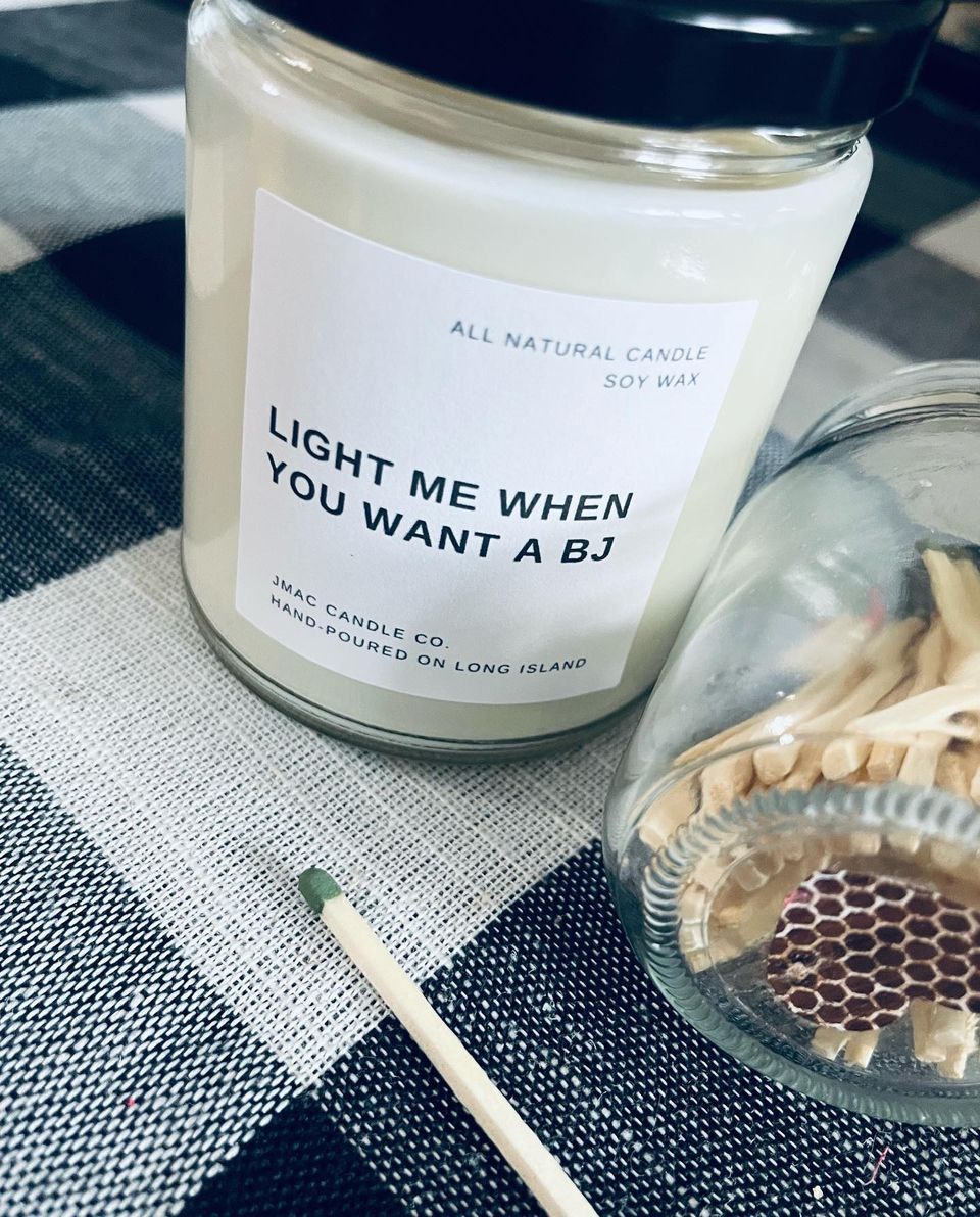 Funny Boyfriend GIft, BJ Candle